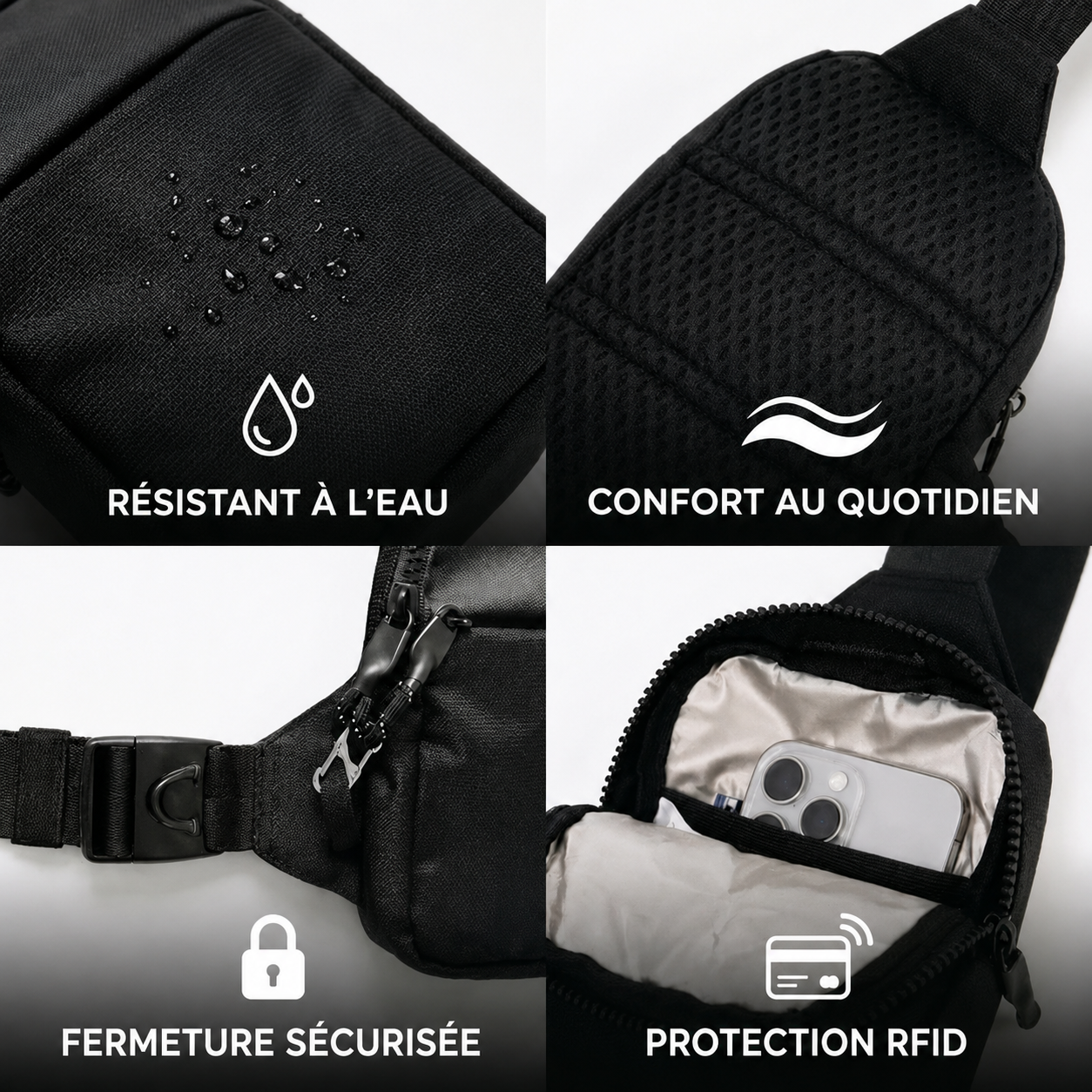 Sac bandoulière de voyage