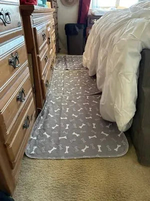 Édith G. avec son tapis Pattéa
