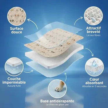 Les cinq couches du tapis Pattéa