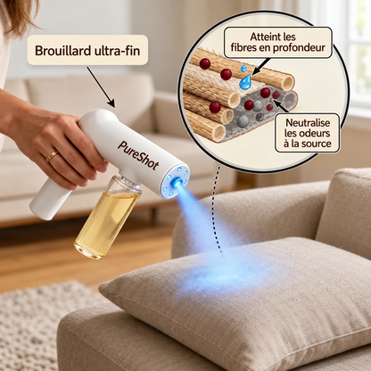 PureShot™ Pistolet Anti-Odeurs pour Animaux