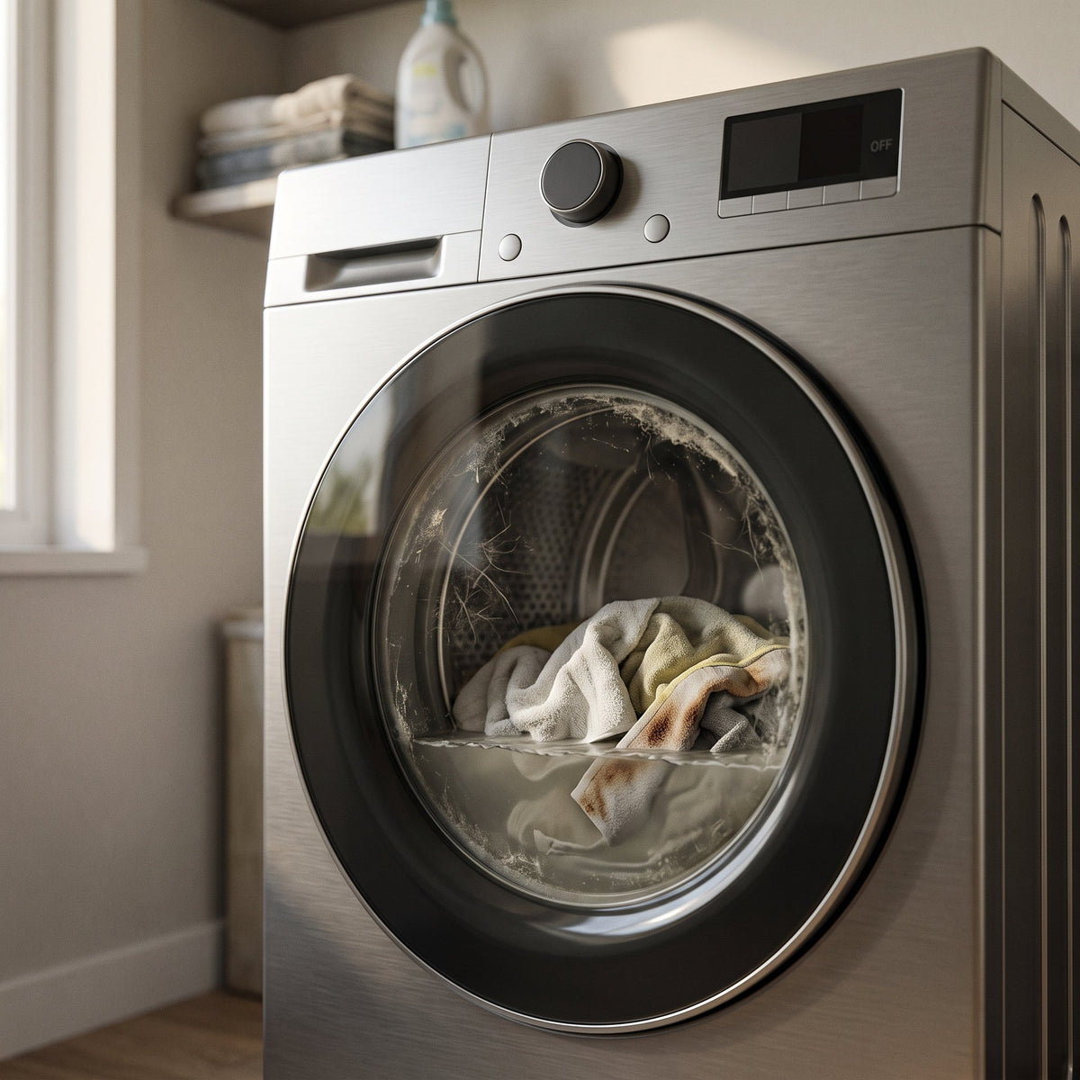 Lave-linge au tambour encrassé