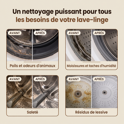 Un nettoyage puissant pour tous les besoins de votre lave-linge