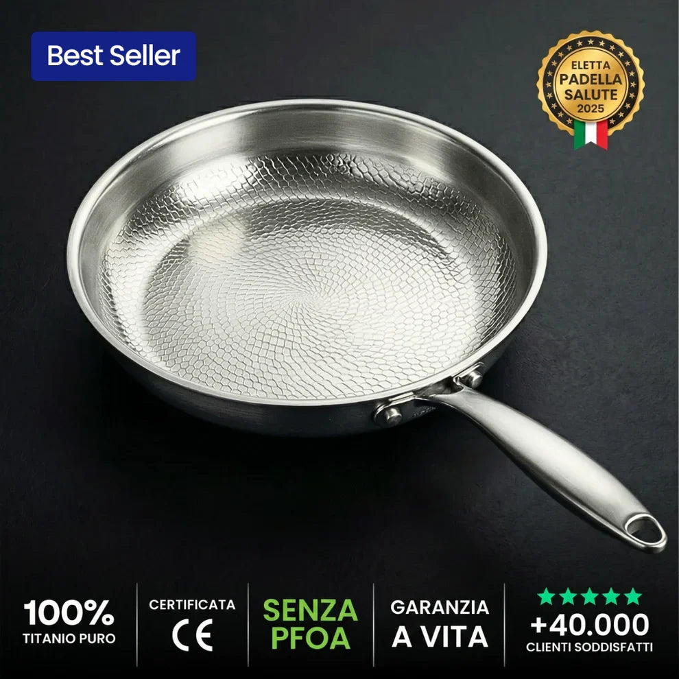 Poêle Titanox 100% titane pur