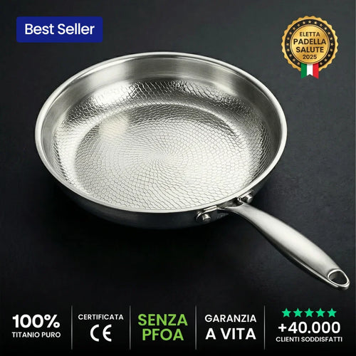 Poêle Titanox 100% titane pur