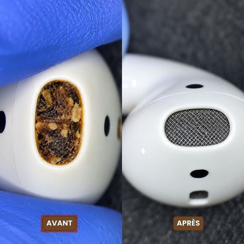 Écouteur avant et après