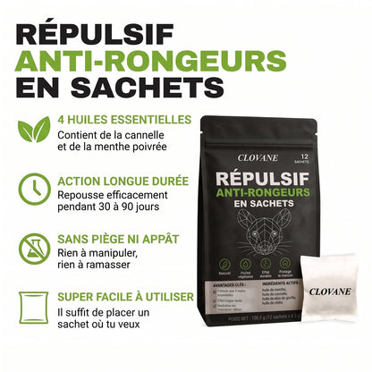 Clovane répulsif en sachets, avantages