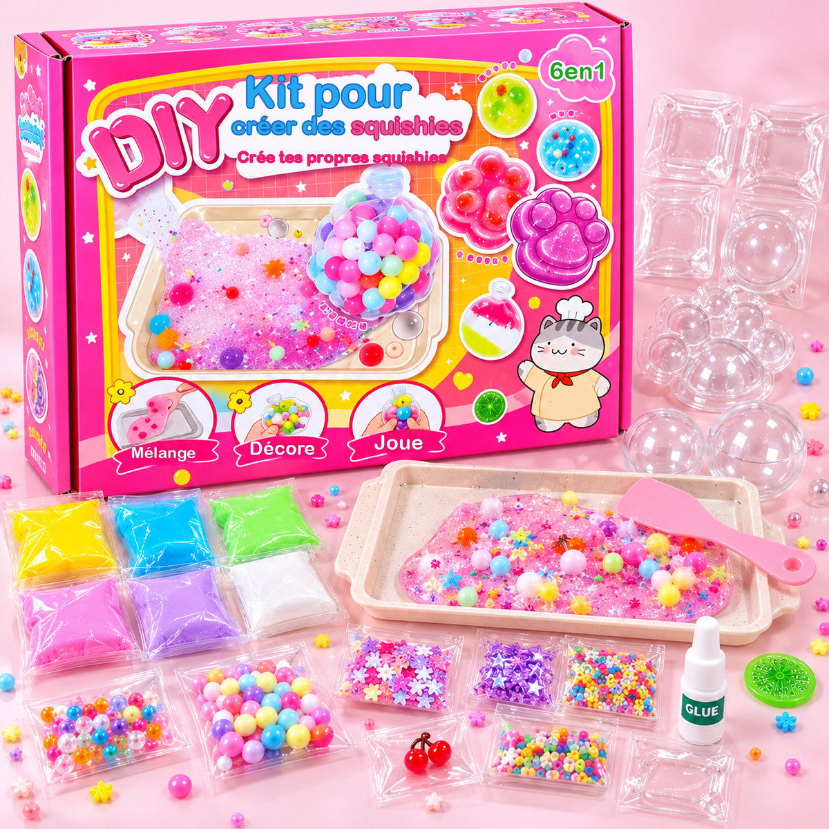 Kit DIY pour créer des squishies