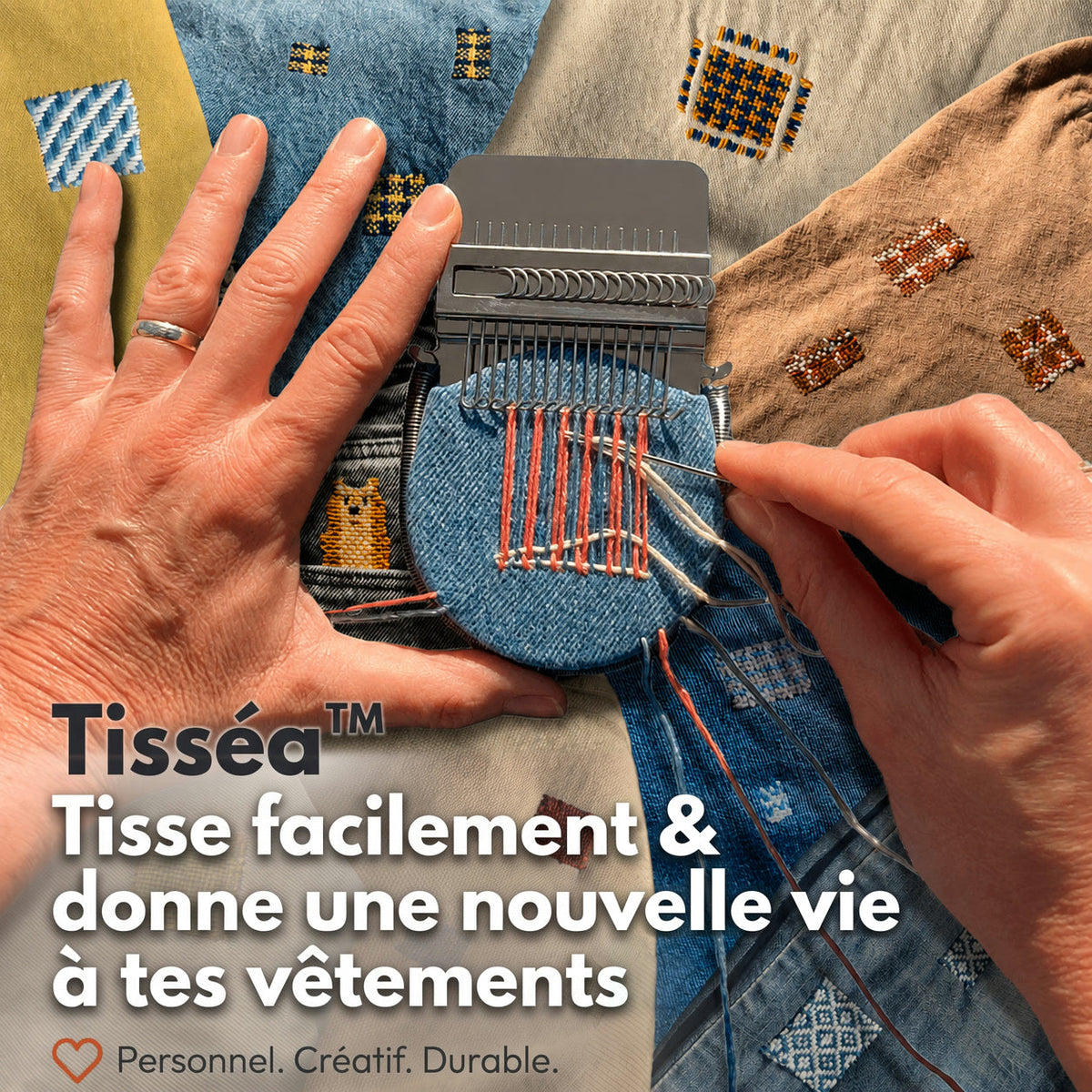 Tisséa : tisse facilement et donne une nouvelle vie à tes vêtements