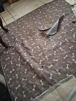 Barbara M. avec son tapis Pattéa