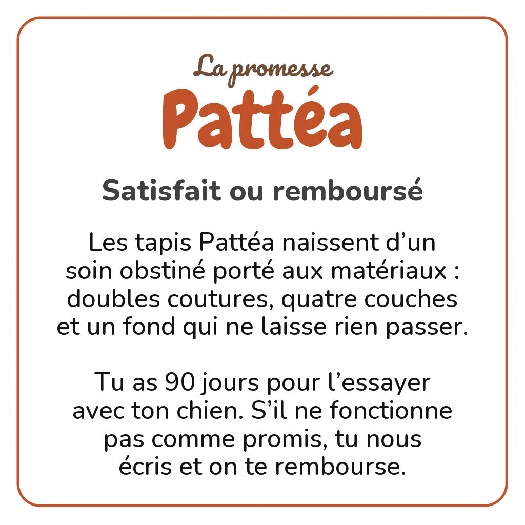 La promesse Pattéa : satisfait ou remboursé
